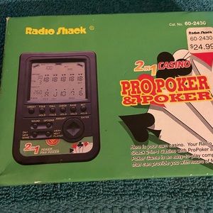 Radio Shack 2in1 Pro Poker  and Poker Game